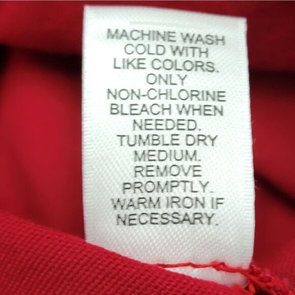 CATO Woman Lumberjack Buttoned Vest Plaid Red & Black Motorcycle Size 26/28W - Picture 8 of 8